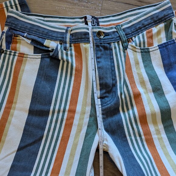 BDG Colorful Striped Straight Cropped Pants, 29x30 - Picture 5 of 8